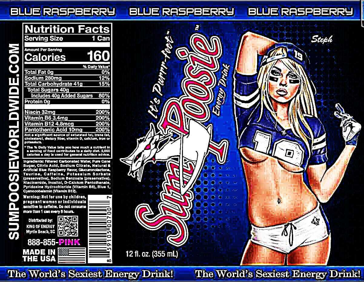 Blue Raspberry 12 Fl Oz Cans (Pack of 12)